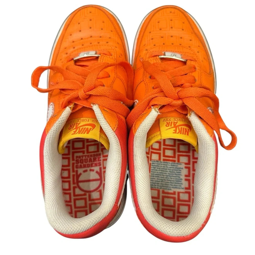 2007 Nike Air Force 1 XXV AF-1 ‘82 Patterson Square Gardens Orange Women’s 6.5 - Picture 4 of 7